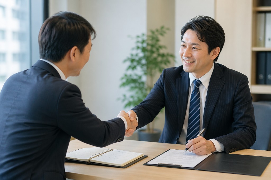 日程調整とご契約のイメージ写真